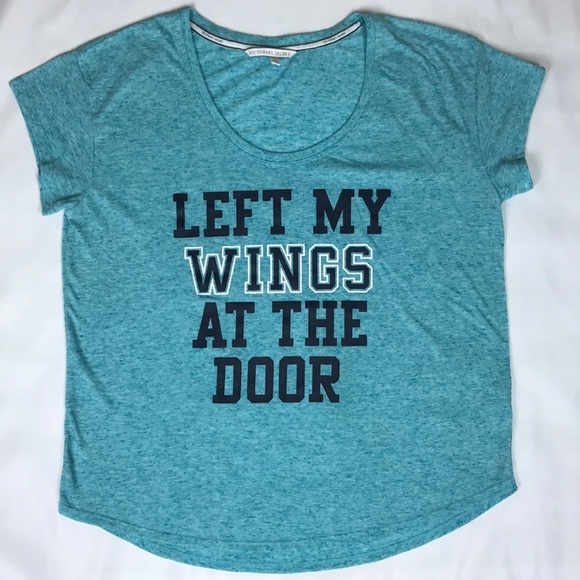 Victoria's Secret Tops - Victoria's Secret Blue Short Sleeve T-Shirt Size M